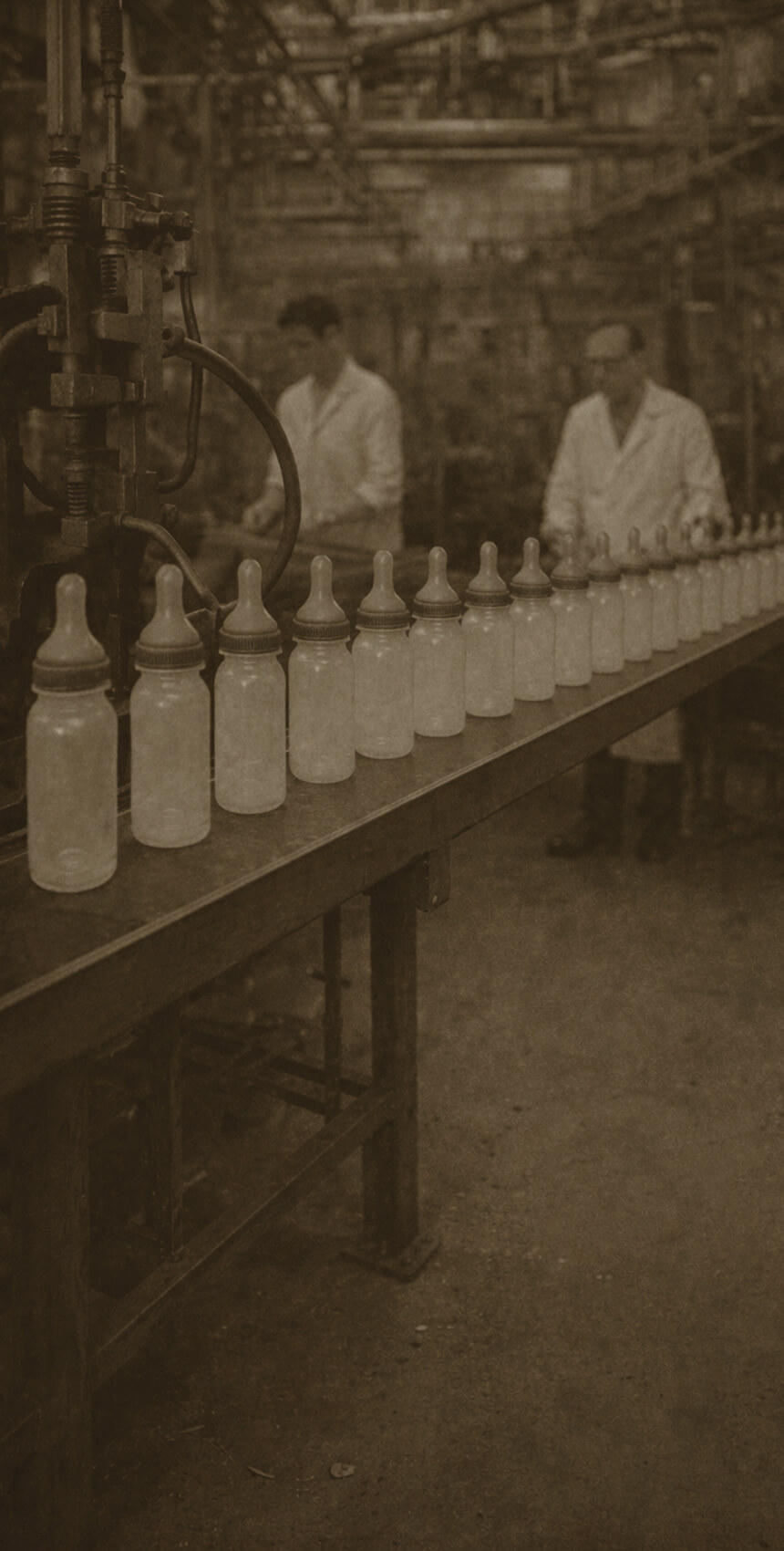 1958 producción biberones